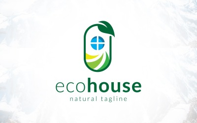 Eco Housing Trädgårdsarkitektur Logotyp