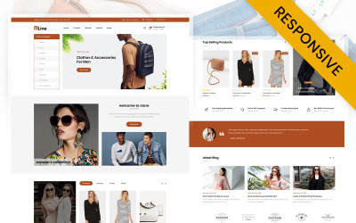 FLine - Modelo OpenCart de Loja de Moda