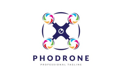Fotografie Drohnen-Logo-Design