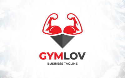 Gym Lover Sports Fitness Logo-ontwerp