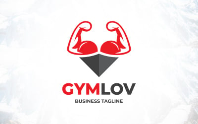 Gym Lover Sports Fitness Logo
