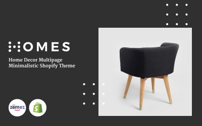 Hogares: tema de Shopify minimalista multipágina para decoración del hogar