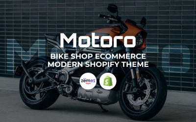 Motoro - Bike Shop e-handel Modernt Shopify-tema