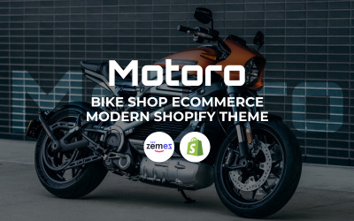 Motoro - Tema moderno de Shopify para comercio electrónico de Bike Shop