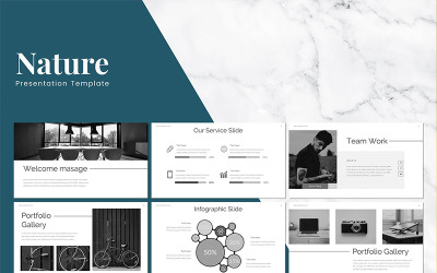 Natura - modello PowerPoint