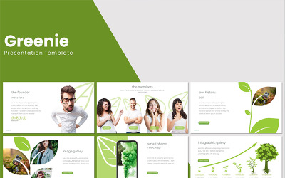 Шаблон Greenie PowerPoint