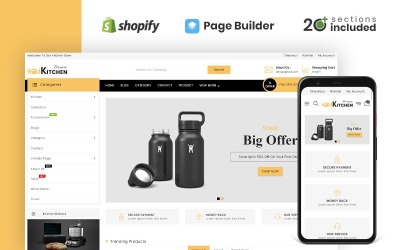 Тема Shopify Магазин Dream Kitchen