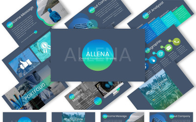 Allena PowerPoint template