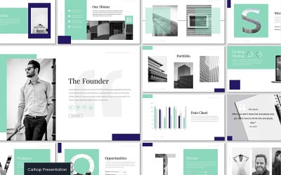 Caihop PowerPoint template