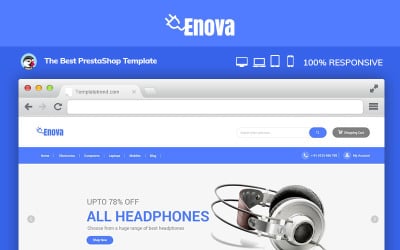 Enova Electronics Mobile Magento Theme