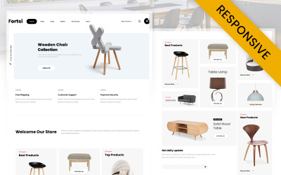 Fortsi - Mobilya Mağazası WooCommerce Teması