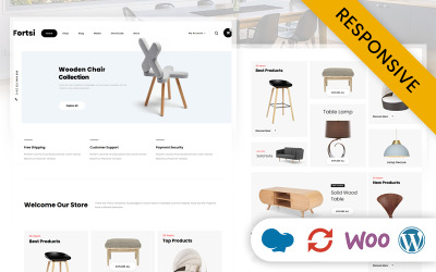 Fortsi - motyw WooCommerce sklepu meblowego