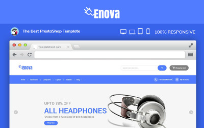 Magento Theme namens "Enova Electronics Mobile" #83025