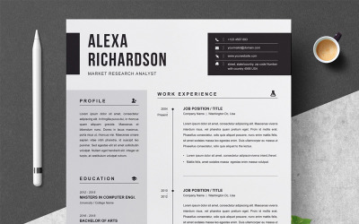 Mall för Alexa-CV