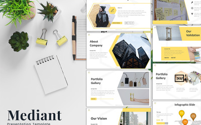 Mediant PowerPoint template