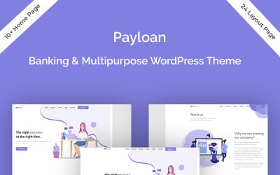 Payloan - Tema WordPress per servizi bancari, finanziari e fintech