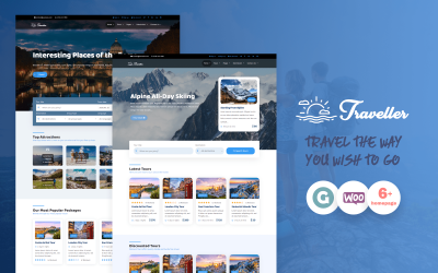 Путешественник - тема WordPress для туров и путешествий