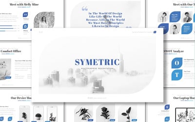 Symetric PowerPoint template