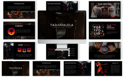 Tadjimalela PowerPoint sablon