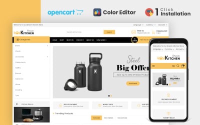 Dream Kitchen Accessories Store OpenCart Template