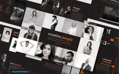 Mauer PowerPoint Template