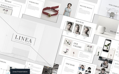 Modello Linea PowerPoint