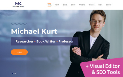 Michael Kurt - Modello personale accademico Moto CMS 3