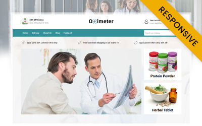 Ossimetro - Tema PrestaShop del negozio medico