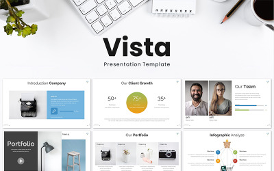 Vista PowerPoint sablon