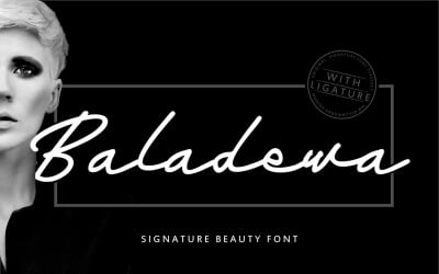 Baladewa | Signature Beauty-Schriftart