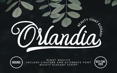 Orlandia | Elegant typsnitt för skönhet