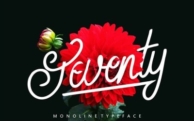 Settanta | Carattere tipografico Monoline