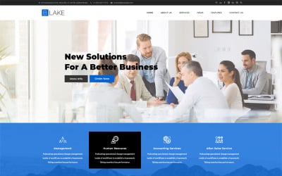 Tema de WordPress de Blake Business Services