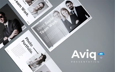 Aviq - - шаблон Keynote