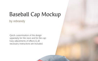 Baseball Cap product mockup