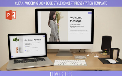 Ecelia Clean &amp;amp; Modern PowerPoint bemutató sablon