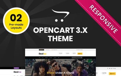 Realme - Multifunctionele premium responsieve OpenCart-sjabloon