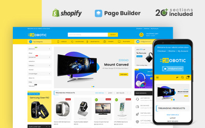 Robotics Electronics Store Shopify Theme