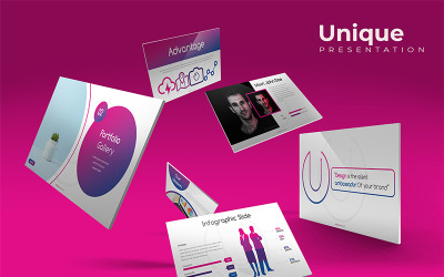 Único: plantilla de Keynote