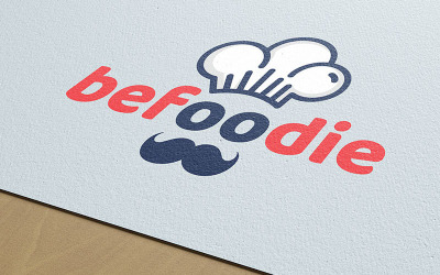 Be Foodie Restaurant &amp;amp; Food Brand Logo Template