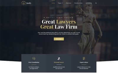 Justly - Lawyer and Attorney WordPress Theme