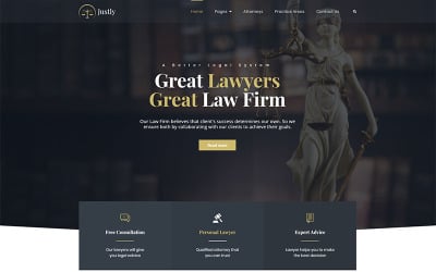 Justly - Tema WordPress para Advogado e Advogado