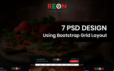 Reon - Pizza PSD Şablonu