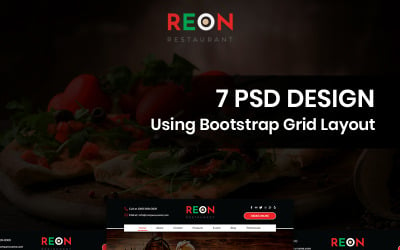 Reon - Pizza PSD Template
