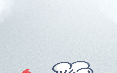 Być szablonem Logo Foodie