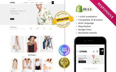 Craze - Le thème Shopify Premium Responsive Multishop