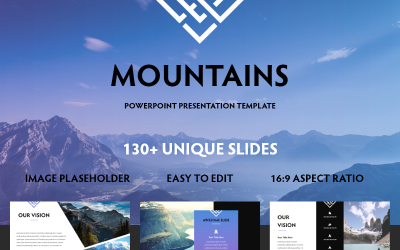 Responsive Mountains Powerpoint #83532
