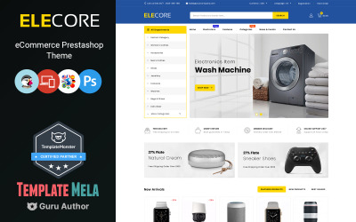 Elecore - Elektronikai áruház PrestaShop téma