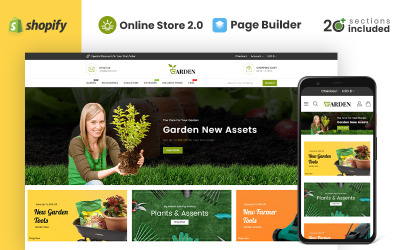 Garden Tools Store Shopify-tema