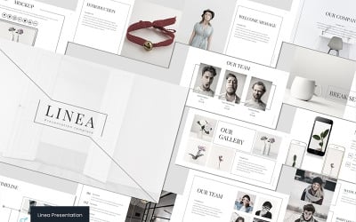 Linea - - Szablon Keynote